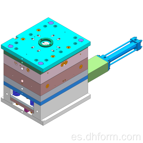 Moldeado de piezas de plástico digital eléctrico